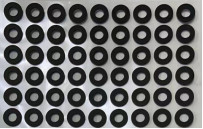 Forma rotonda piana di gomma ad alta temperatura della rondella di sigillamento del silicone