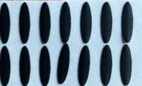 superficie regolare del nastro ad alta temperatura di Ptfe di ellisse di 0.6mm con 3M Glue