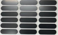 Stuoia ad alta temperatura nera del silicone, cuscinetto di gomma di anti slittamento della tastiera