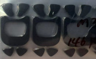 PTFE Gaming Mouse Skates 10-50mm Lunghezza Anti-aging Alta resistenza alle intemperie