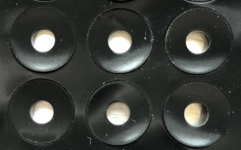 Cuscinetto di gomma del silicone del computer intorno ai piedi del cerchio 0.05mm NR spesso EPDM