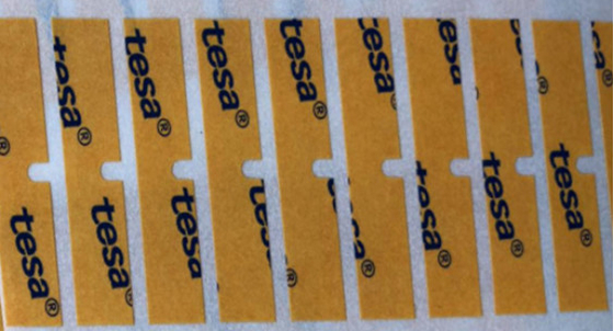 film sottile appiccicoso parteggiato di nastro adesivo TESA 4972 dell'acrilato di 0.048mm doppio