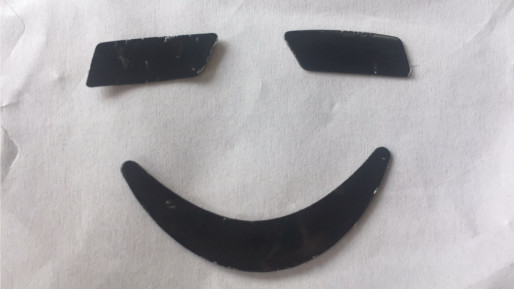 Il doppio di plastica dello strato del PTFE nero innocuo ha parteggiato cuscinetti adesivi dello scorrevole del topo
