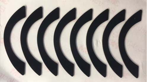 Il topo ignifugo di PTFE pattina cuscinetti che 0.7mm ad alta temperatura resistono al PTFE centigrado 300