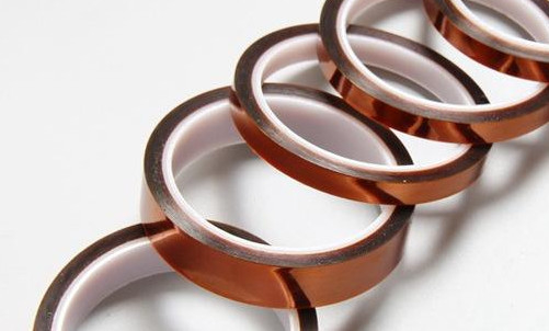 Spessore tagliato di nastro adesivo 0.08mm di Brown del Polyimide termoresistente