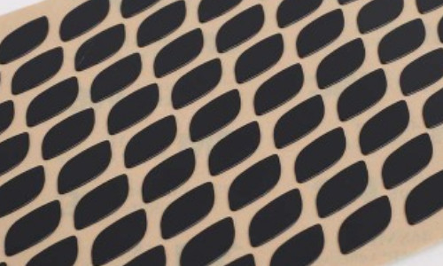 I piedi ellittici del topo di controllo del PTFE scivolano il doppio nastro parteggiato PAHS