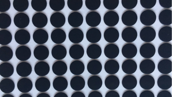 EVA Foam Diameter su ordinazione nera rotonda D80*1.5mm 60 gradi duro intorno al cuscino