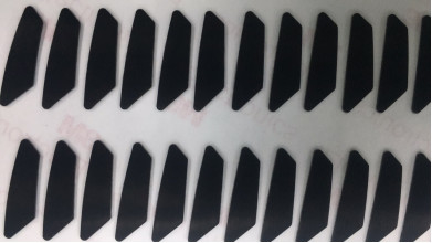 Il nastro adesivo tagliato morbido PTFE scivola il film del PTFE UPE dei cuscinetti incluso