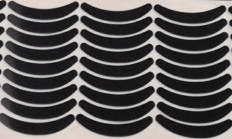 La curva pattina densamente strato ad alta temperatura 0.8mm del PTFE senza alcune lacune