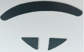 Il topo ottico della scivolata PTFE pattina topo spesso di lunghezza 0.7mm di 80mm