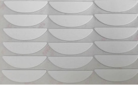 Il poli tetra topo di Fluoroethylene PTFE pattina piedi di forma dell'arco di 0.2mm