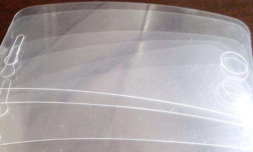 Il blu ha tinto il protettore dello schermo del rilascio del film protettivo 0.05mm del politene
