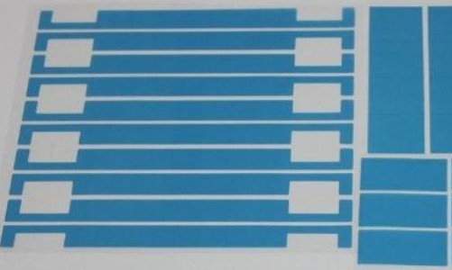 certificazione blu del cloruro di polivinile CANEC1803218301 del film protettivo di 0.05mm
