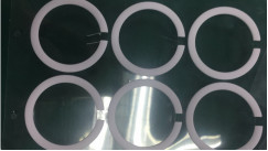 guarnizione medica di gomma bianca della macchina dell'anello 0.05mm del silicone di densità 2.3290g/Cm3