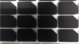 Cuscino di gomma tagliato nero dei prodotti NBR NR EPDM del butadiene del nitrile del silicone