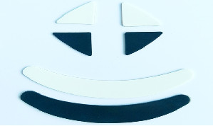 Il piede tagliato domestico del silicio riempie piedi di gomma spessi PTFE di stuoie dei piedi di 0.28mm i piccoli