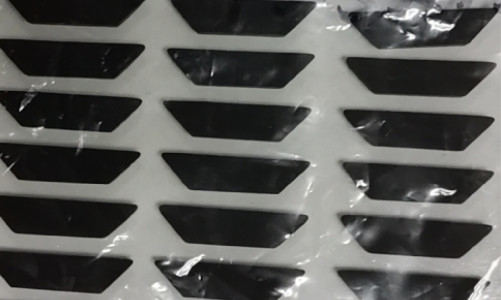 Anti riva che di Matt Silicone Rubber Pad Hardness di slittamento un fenolo dello spigolo 70 ha provato