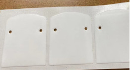 pattino tagliato plastica spessa di 0.45mm PTFE nell'attrezzatura mescolantesi e in Obturateur della pittura
