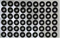 Forma rotonda piana di gomma ad alta temperatura DE LLa ronDE LLa di sigillamento del silicone