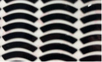 Il topo nero di PTFE pattina dimensione 35.43*5.62*0.5mm dei piedi del topo