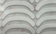 Pattini per topi da gioco in PTFE bianco con nastro adesivo a doppio lato 9448HK