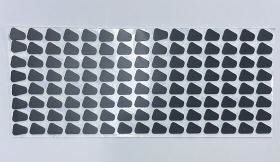 Piedi in gomma di silicone autoadesiva triangolare con nastro originale 3M9448A, cuscinetti anti-slip per tastiera ed elettronica