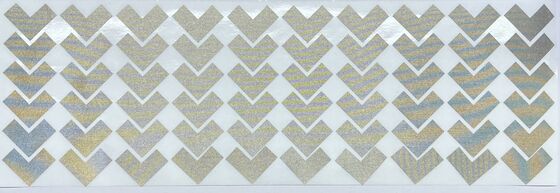 Cuscinetti in schiuma conduttiva schermatura EMI placcati in oro a forma di V, guarnizione in spugna Chevron pretagliata autoadesiva