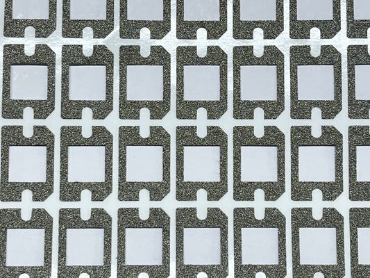 Self-Adhesive Hollow Frame Conductive Foam Pads. Custom Die Cut EMI Shielding Sponge Gasket
