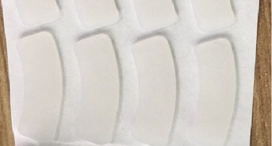 Cuscinetto di gomma traslucido 0.05mm del silicone del trasduttore auricolare di Bluetooth densamente