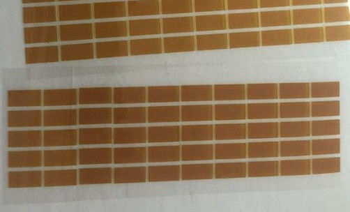 0.08mm Brown hanno tagliato il singolo materiale a stampo tagliente parteggiato DE LL'ANIMALE DOMESTICO del Polyimide di nastro adesivo