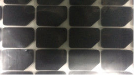 Cuscino di gomma tagliato nero dei prodotti NBR NR EPDM del butadiene del nitrile del silicone