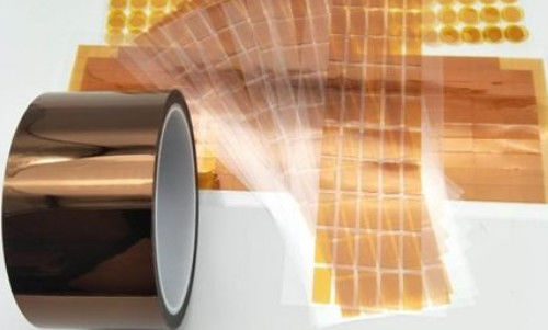 0.08mm Brown hanno tagliato il singolo materiale a stampo tagliente parteggiato DE LL'ANIMALE DOMESTICO del Polyimide di nastro adesivo
