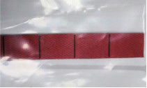 forma rigida rossa DE LL'isolamento tagliata 0.25mm DE LLa carta in fibra di cotone di pasta di cellulosa di Mylar