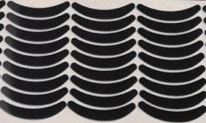 La curva pattina densamente strato ad alta temperatura 0.8mm del PTFE senza alcune lacune