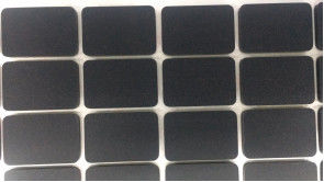 Stuoia termoresistente collaudata fenolo di superficie del cuscinetto di gomma del silicone di resistività DE LL'ANSI