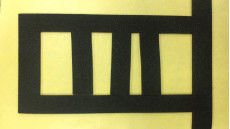 striscia su ordinazione di 0.3mm EVA Thin Craft Foam Inner che riveste certificazione di UL94 HBF