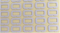 Il doppio nastro adesivo parteggiato domestico impermeabile 0.15mm ASTM D3330 ha provato