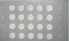0.9mm Rotondo Gaming Mouse Skates UPE e PTFE Superficie liscia bordo rotondo