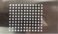 Mylar trasparente molto piccolo per tastiera 1.85*1.85*0.5mm